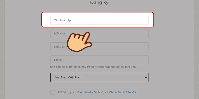 Đăng ký tài khoản dễ dàng tại Hi88